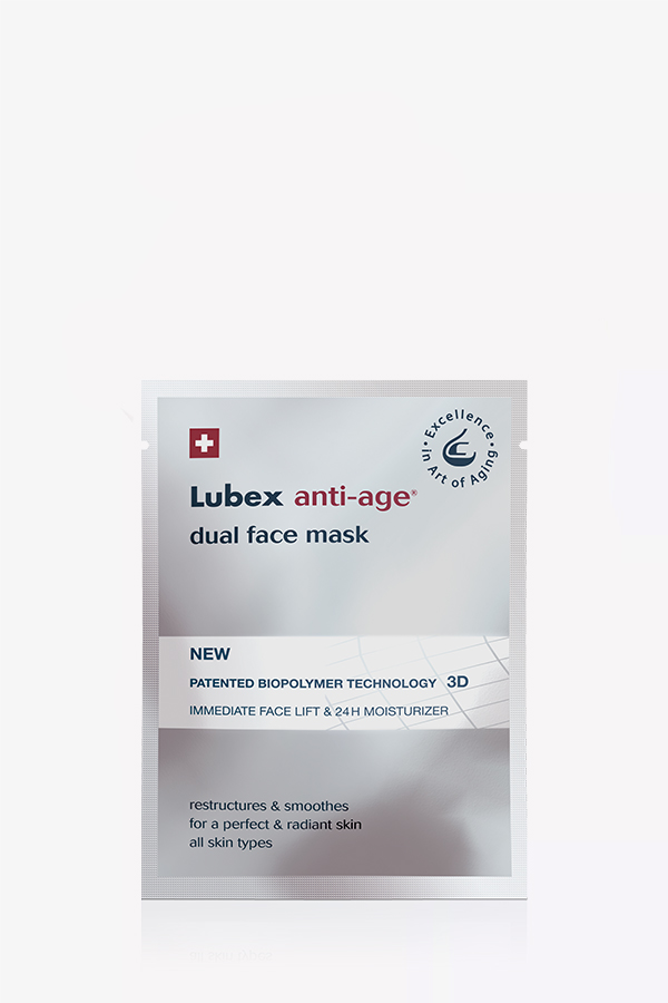 Lubex anti-age dual face mask, 4 x 1 Vliesmaske à 20 ml